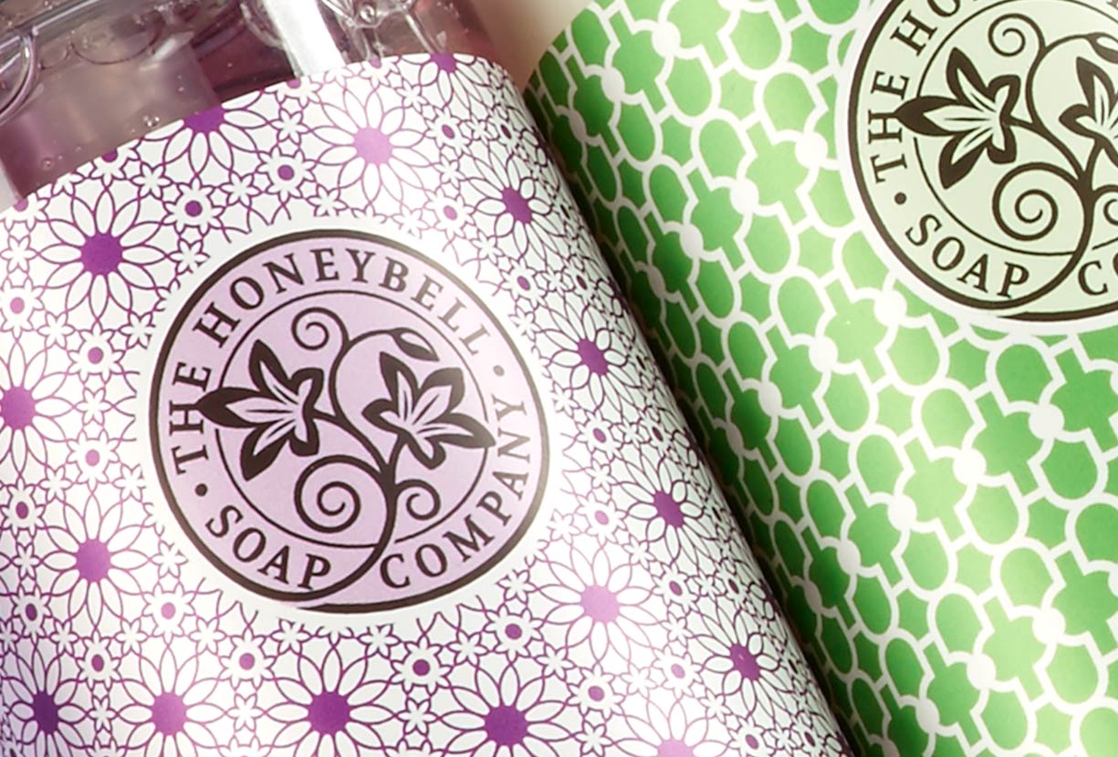 Honeybell手工肥皂logo和包装设计