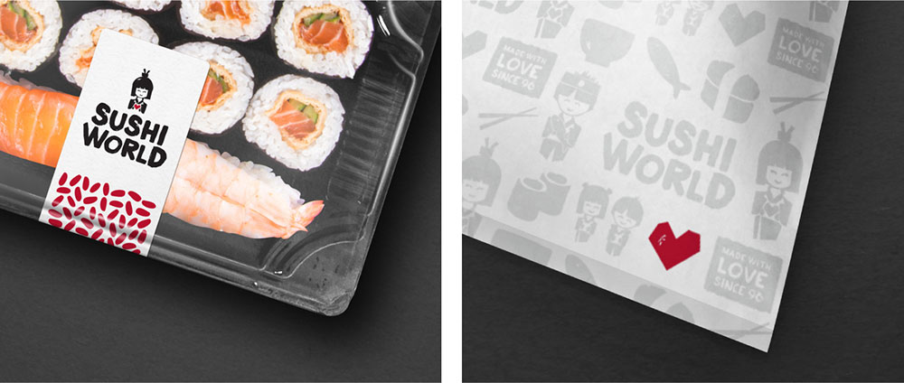 Sushi World 寿司店品牌设计