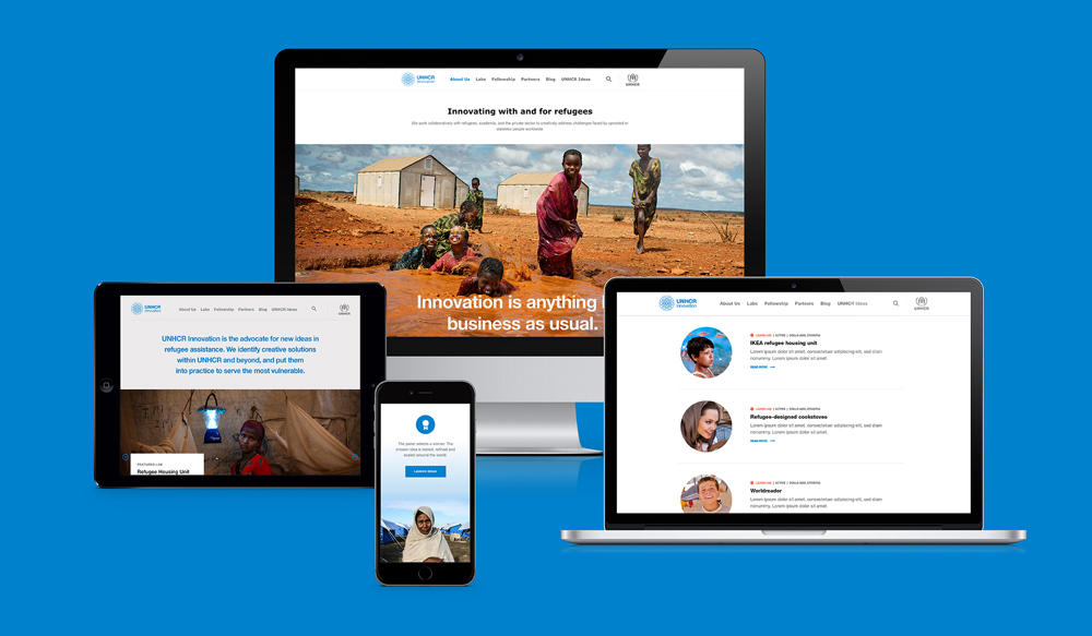 联合国难民署创新小组视觉设计